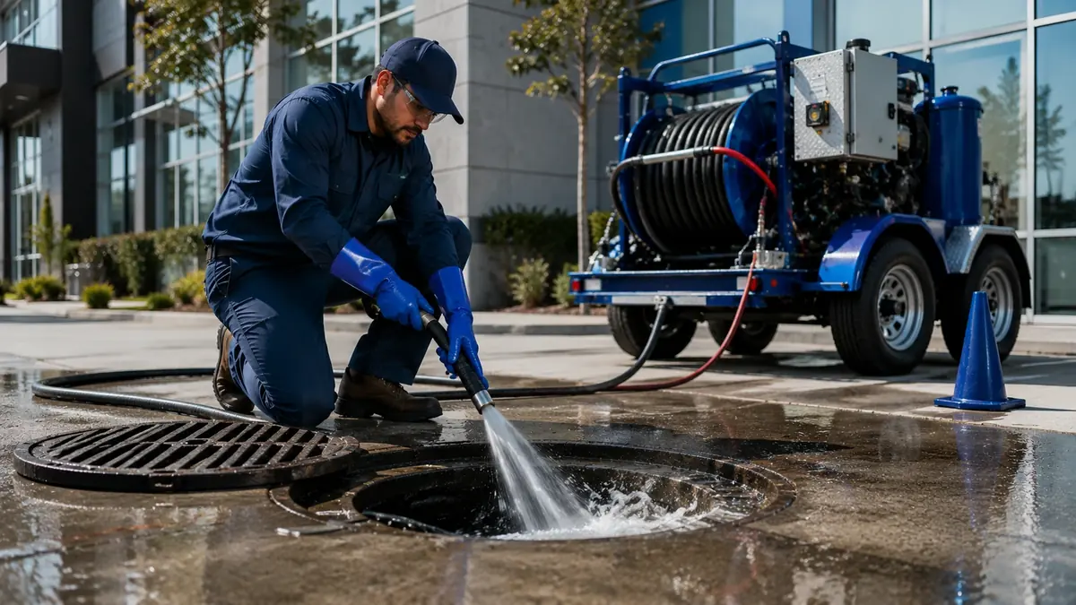 Commercial Hydro Jet Drain Cleaning in Costa Mesa