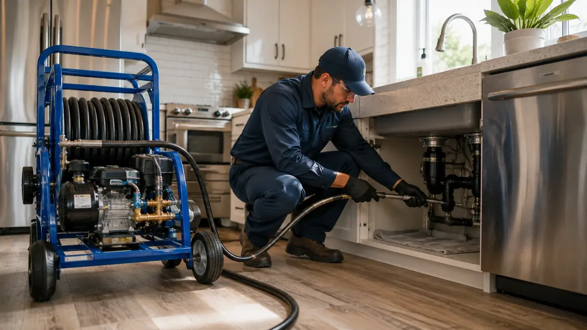 Kitchen Drain Hydro Jetting in Costa Mesa